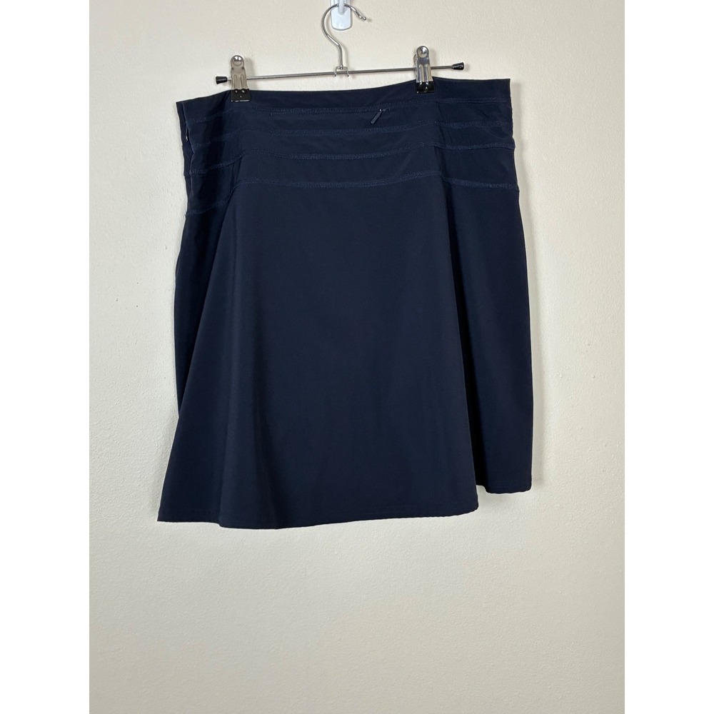 Althleta Navy Side Zip Skort Size 10 (C14) - Picture 3 of 14